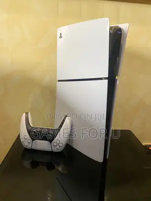 Used Ps5 Slim Digital Version With One Gaming Pad