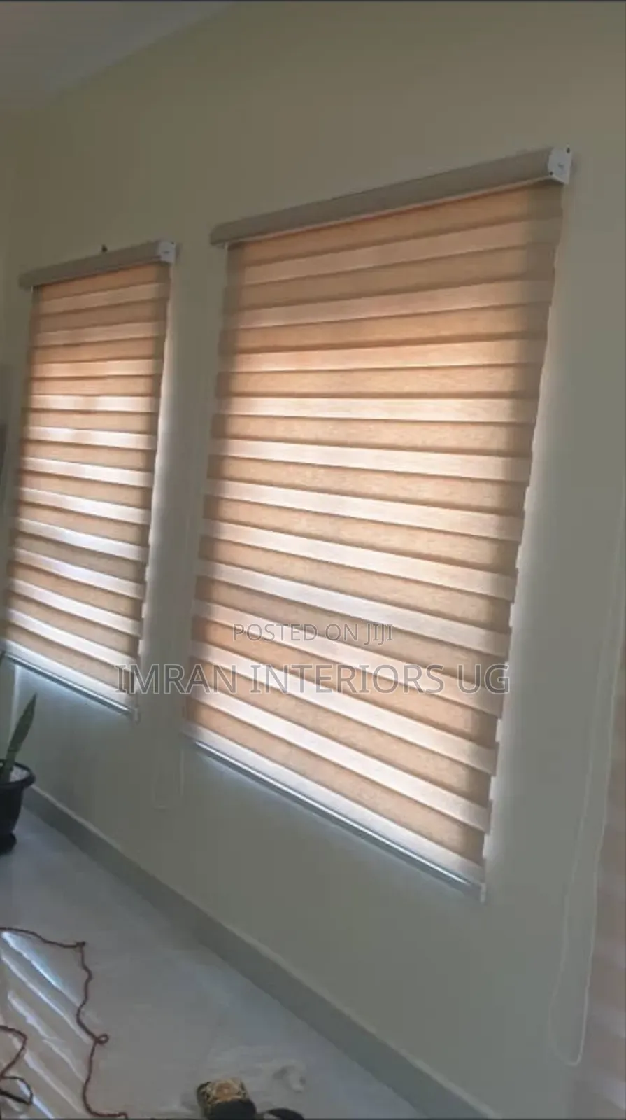 Light Brown Corporate Roller Office Blinds Per Square Meter.