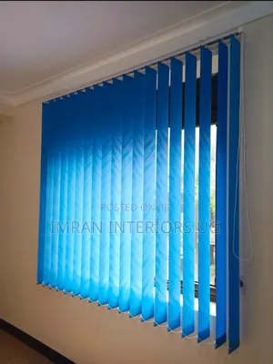 Office Window Blinds Available in Sky Blue at Favorable Pric