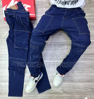 Pocket Blue Jean Trouser