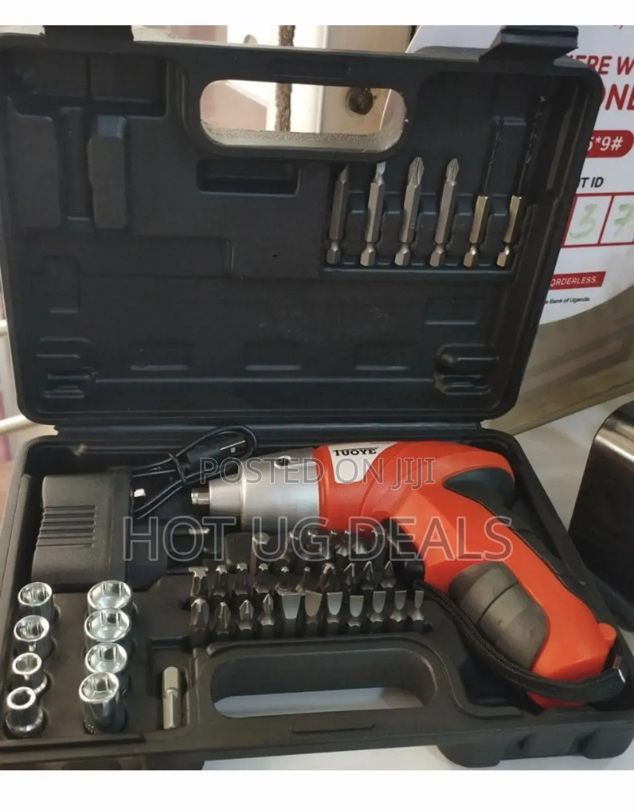 Electric Rechargeable Cordless Screwdriver/Drill Set