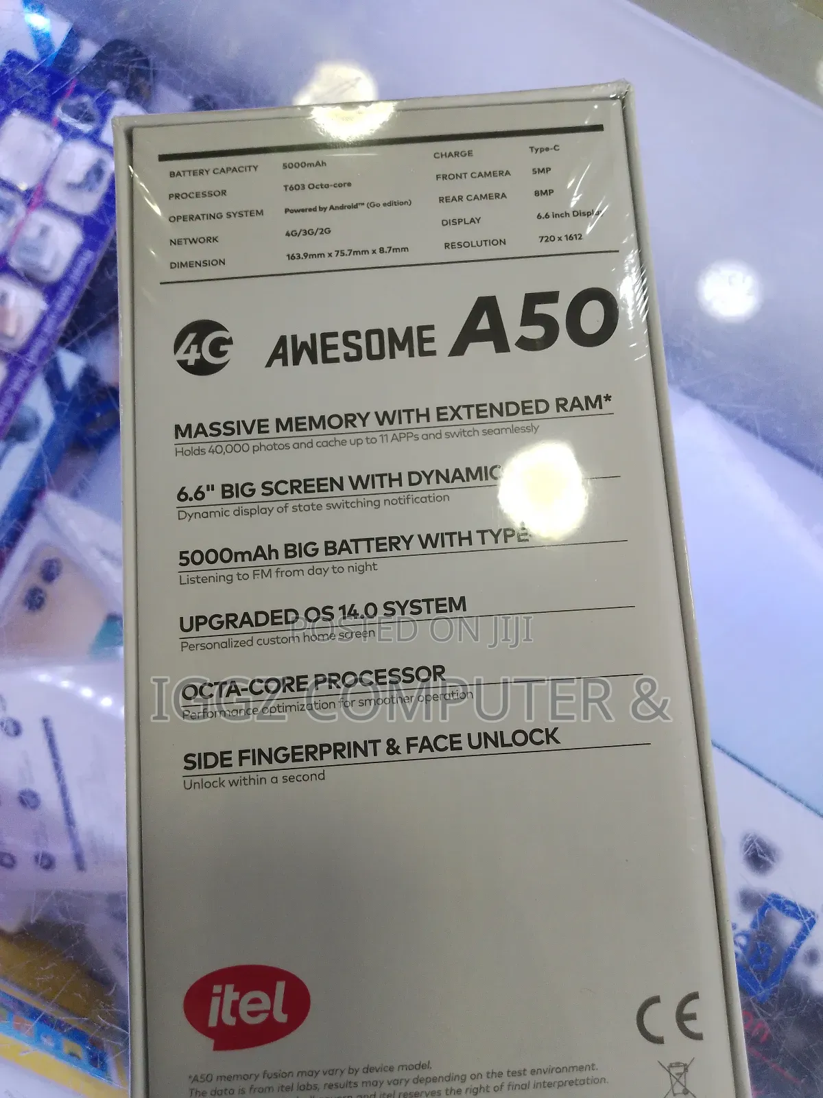 New Itel A50 128 GB Green