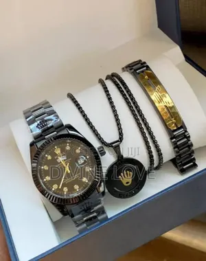 Rolex Watch With Bracelets