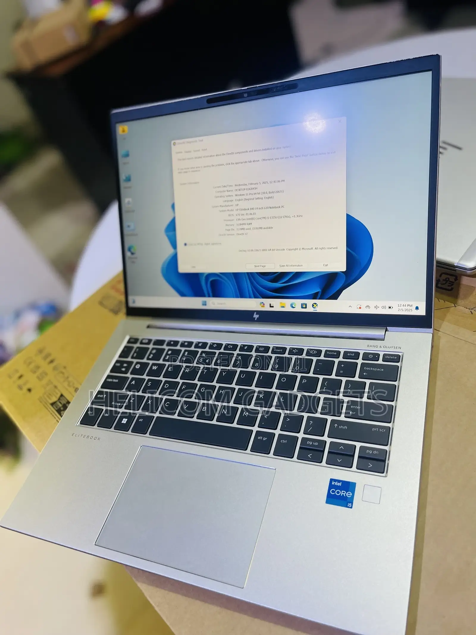 New Laptop HP EliteBook 840 10 16GB Intel Core I5 SSD 512GB