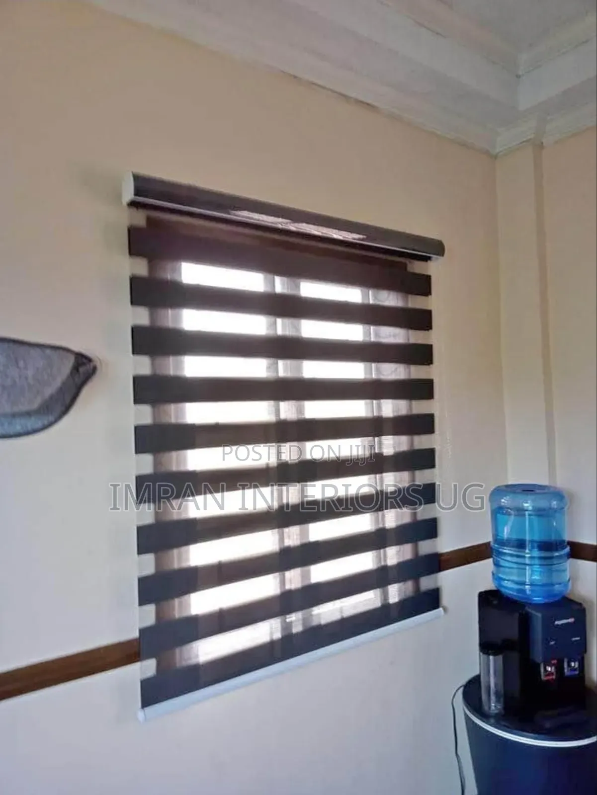 Legit Brown Roller Window Blinds Per Square Meter Available