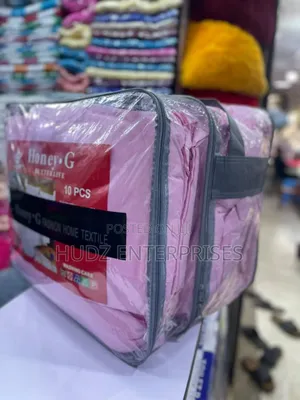 10pc Duvet King Size Pink 