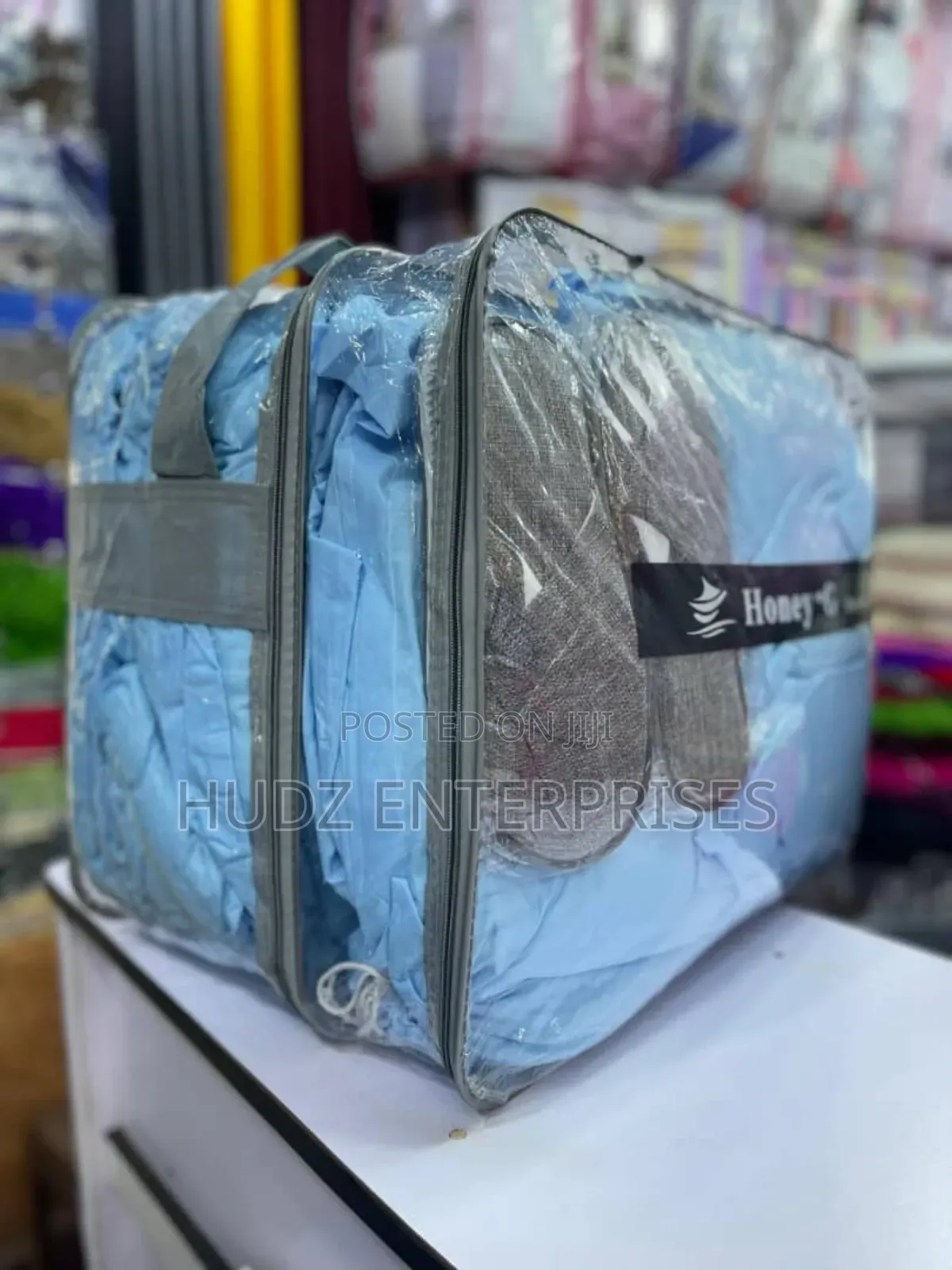 10pc Duvet King Size Executive Blue