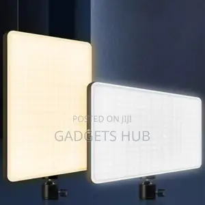 2 Led Video Light Dimmable Panel Studio Light