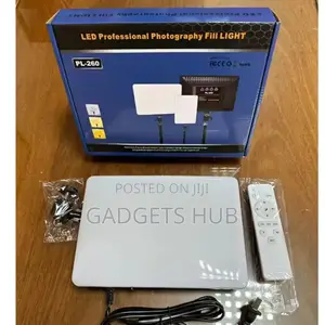 2 Led Video Light Dimmable Panel Studio Light