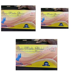 100pcs Disposable Nitrile Gloves.