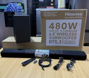 Hisense 3.1 Soundbar With Wireless Subwoofer 480w H300