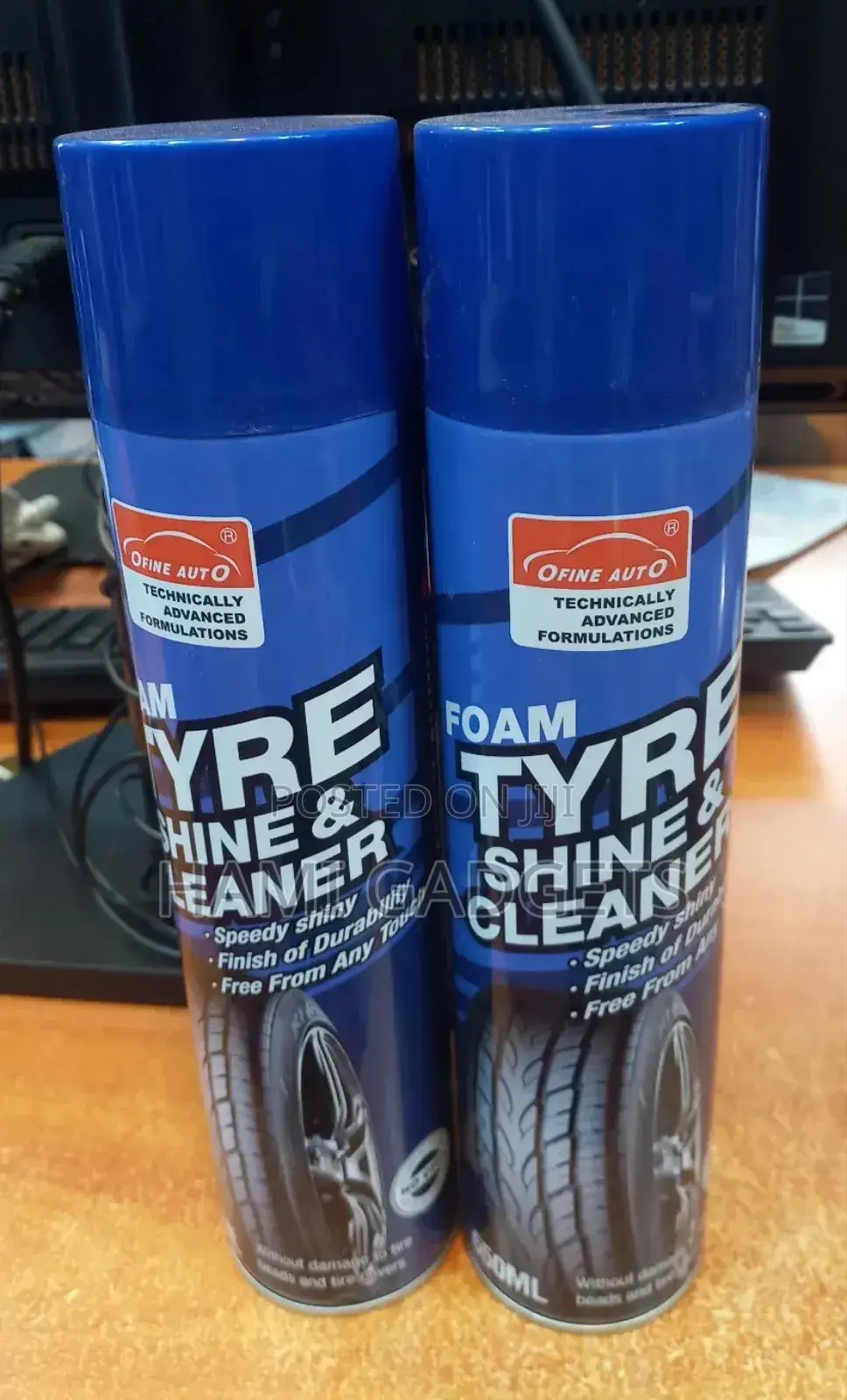 Foam Tyre Shine and Cleaner