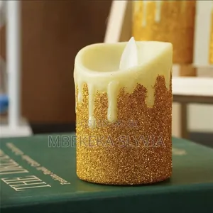 2pcs Led Powdered Candles,Candle Lamp Home Accessories