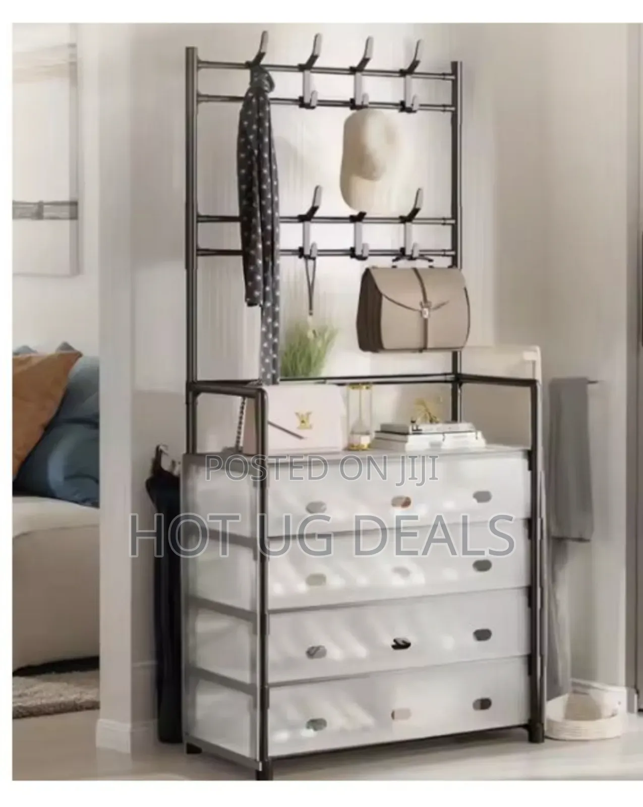 Shoe Rack Home Indoor Bag Storage, Hat Rack Organizer