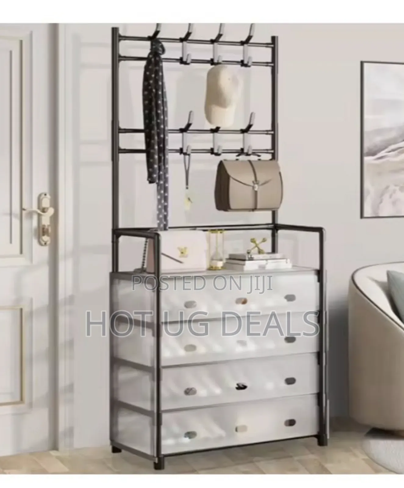Shoe Rack Home Indoor Bag Storage, Hat Rack Organizer