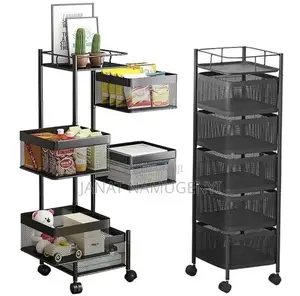 Kitchen Movable Storage Rack