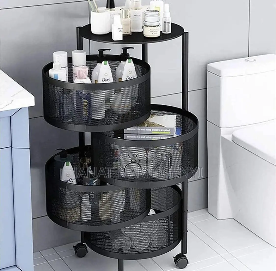 Movable Storage Kitchen Rack