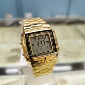 Casio DATA BANK DB-360 Multi Lingual 13 Languages Gold Watch