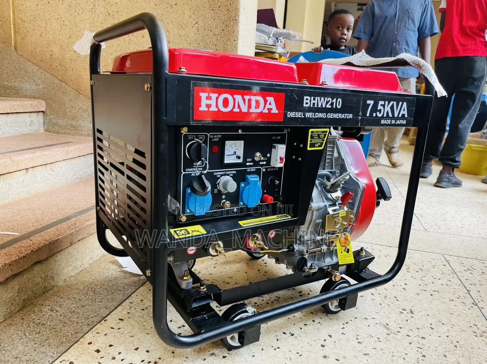 Diesel Welding Generator 7.5KVA Honda Japan