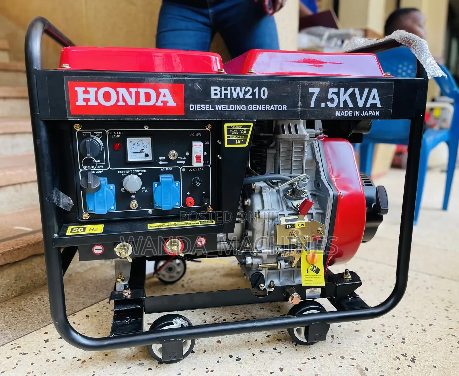 Diesel Welding Generator 7.5KVA Honda Japan
