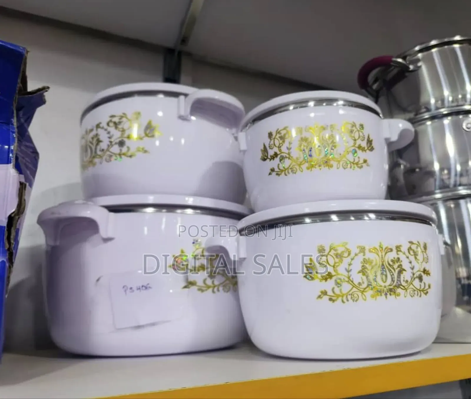 4 PCS Flowered Insulated Hot Pot