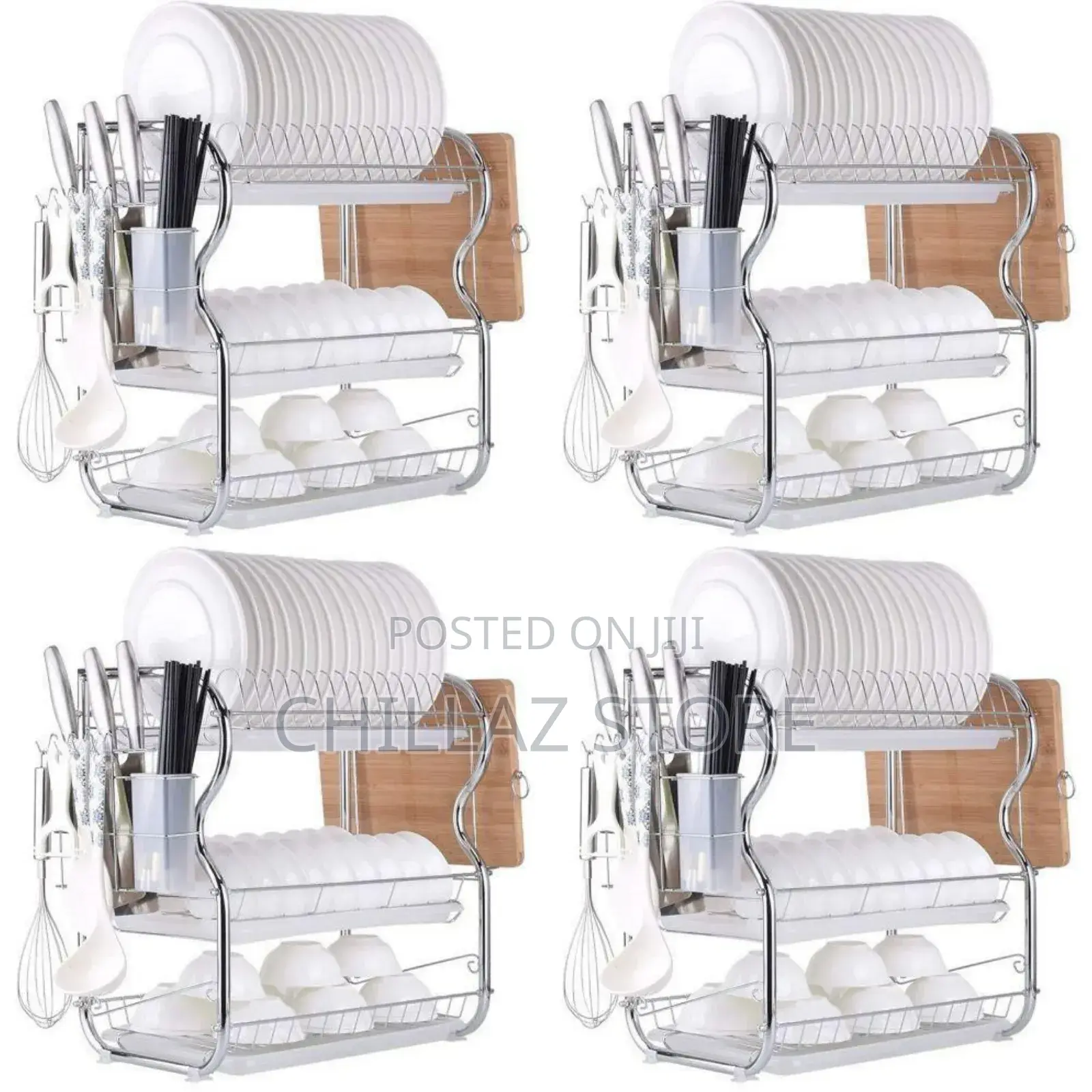 3 Tier Draining Dish Rack.