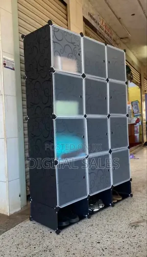 Plastic Metal Column 3c With Shoe Storage