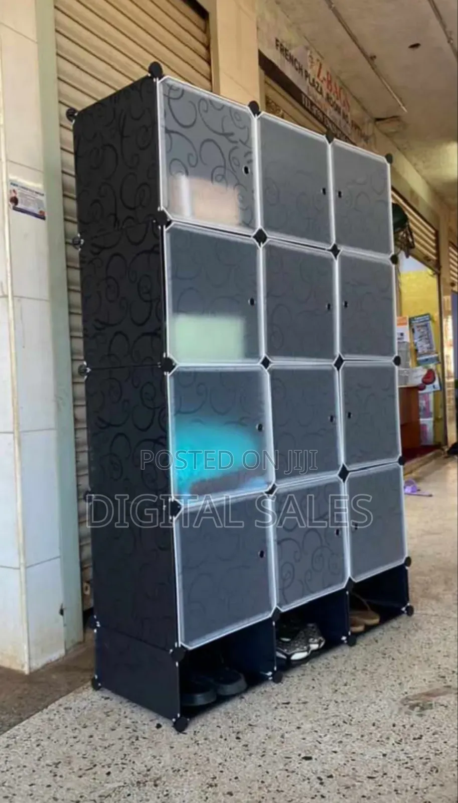 Plastic Metal Column 3c With Shoe Storage