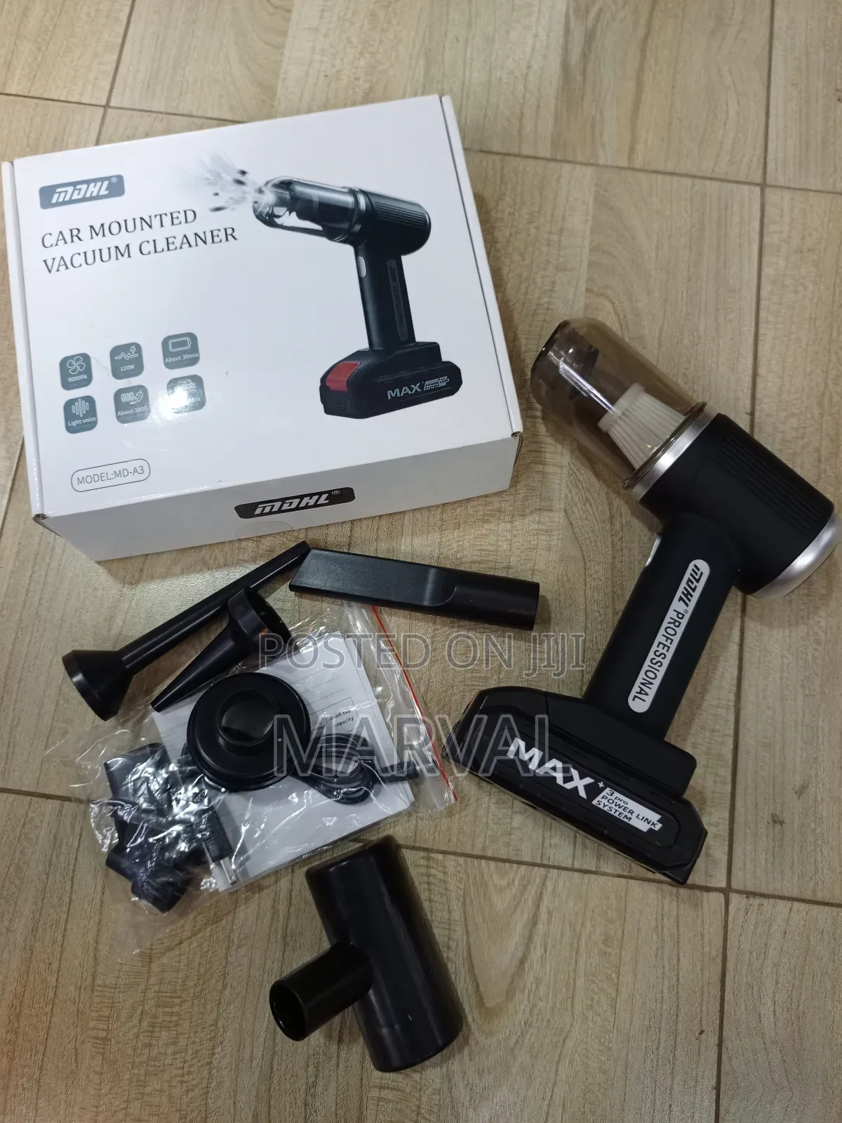 Car Mount Vacuum Cleaner (Cordless/Rechargeable)