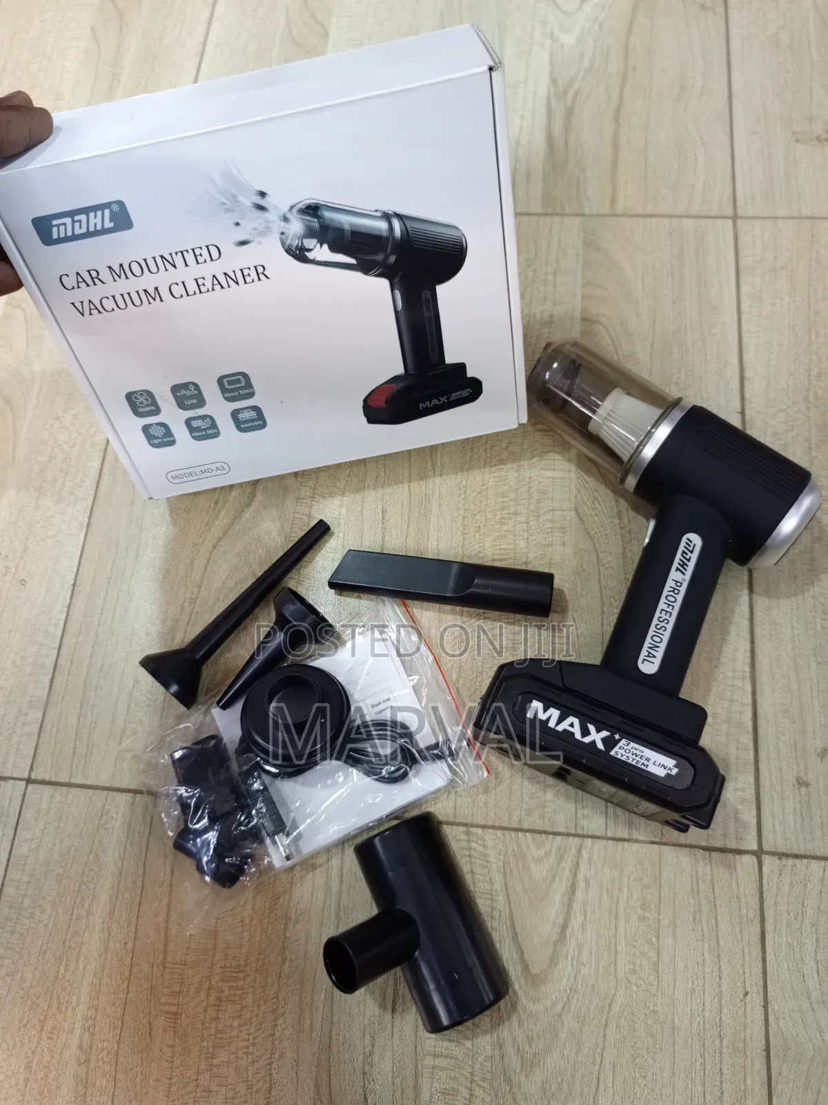 Car Mount Vacuum Cleaner (Cordless/Rechargeable)