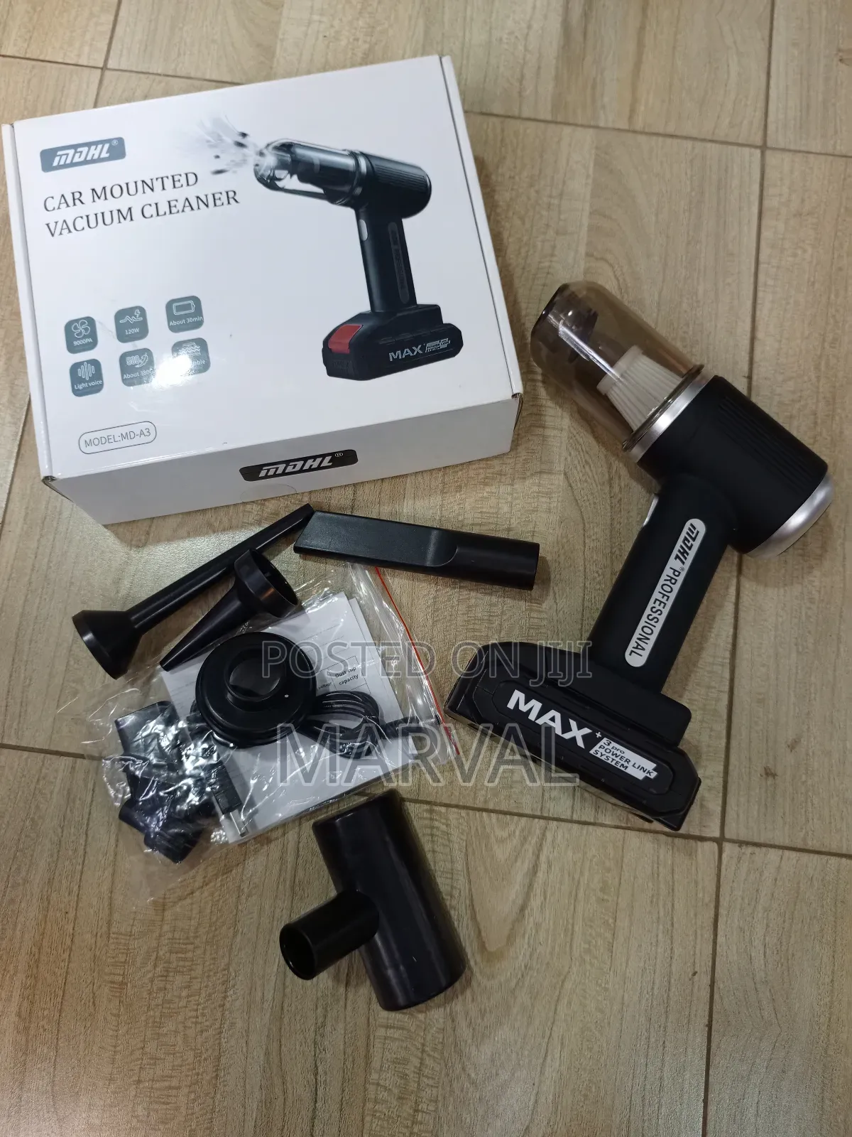 Car Mount Vacuum Cleaner (Cordless/Rechargeable)