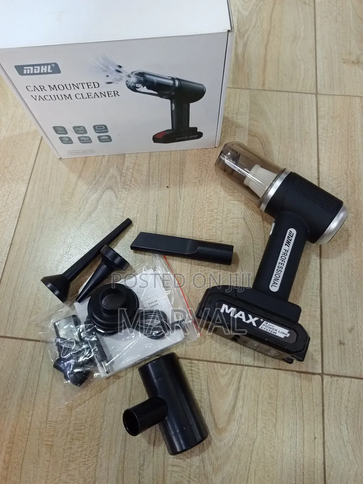 Car Mount Vacuum Cleaner (Cordless/Rechargeable)