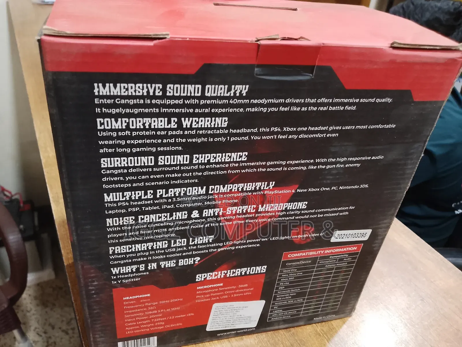 Enter Gaming Headset