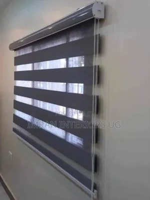 Nice Looking Grey Roller Window Blinds Per Square Meter.
