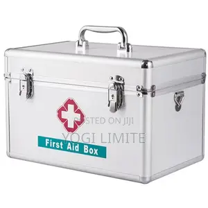 Frist Aid Kit Metalic Empty