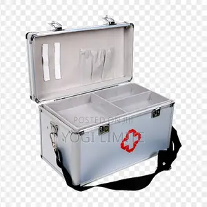 Frist Aid Kit Metalic Empty