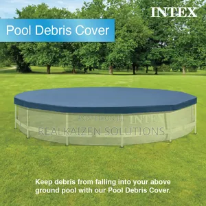 INTEX 3.05 Meters Round Metal Frame Swimming Pool Cover