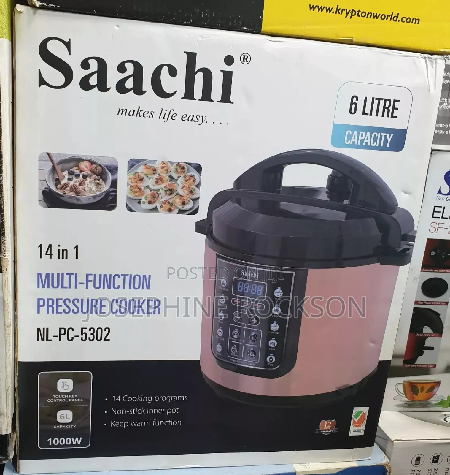 Saachi 14 in 1 Multi Function 6l Electric Pressure Cooker