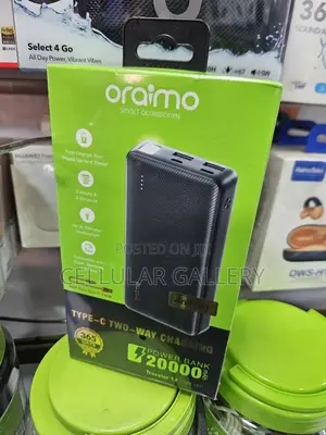 Oraimo Powerbank 20,000mah With Type-C Output