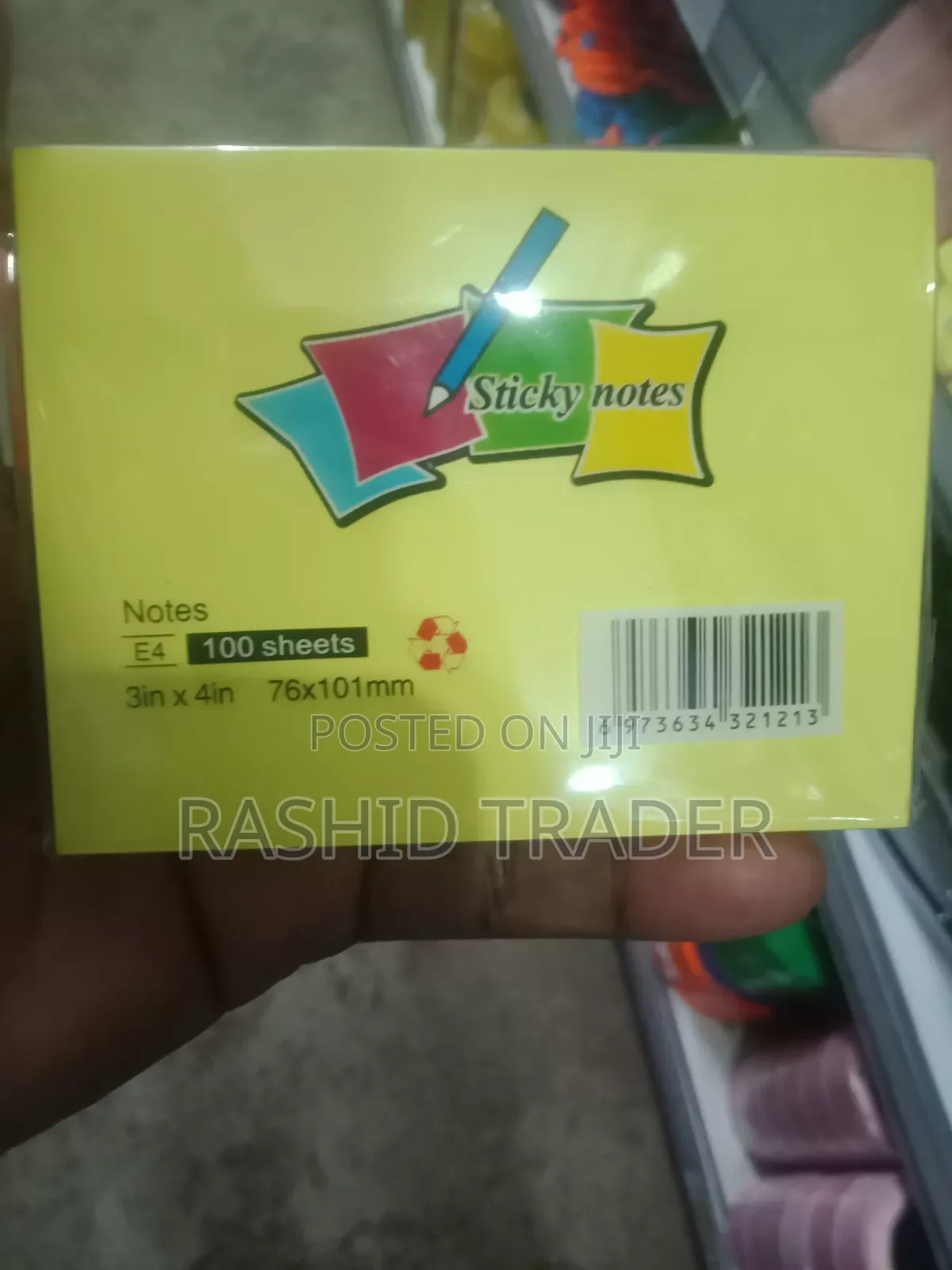 Plastic Soft Bound Sticker Note