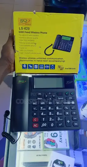 SQ LS-620 Dual SIM Landline Phone With Calculator