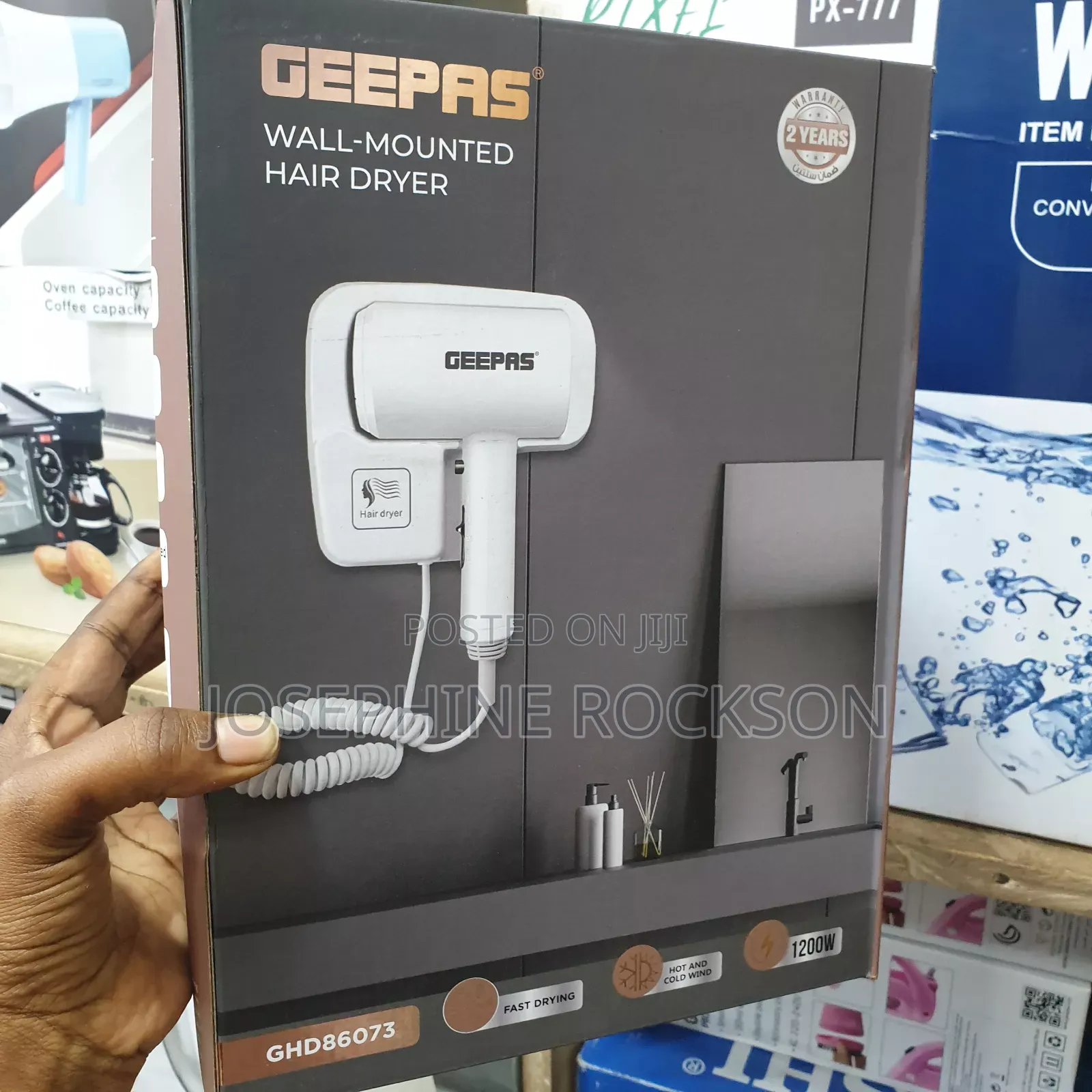 Wall Mounted Hair Dryer