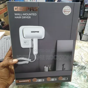 Geepas Wall Mounted Hair Dryer/ Hair Dryer
