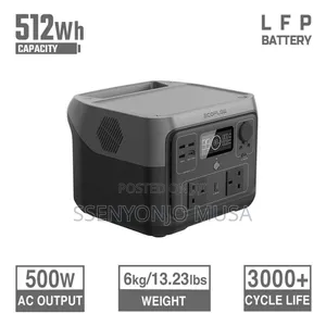 Ecoflow River 2 Max 500 Portable Power Station - 499wh,500w-