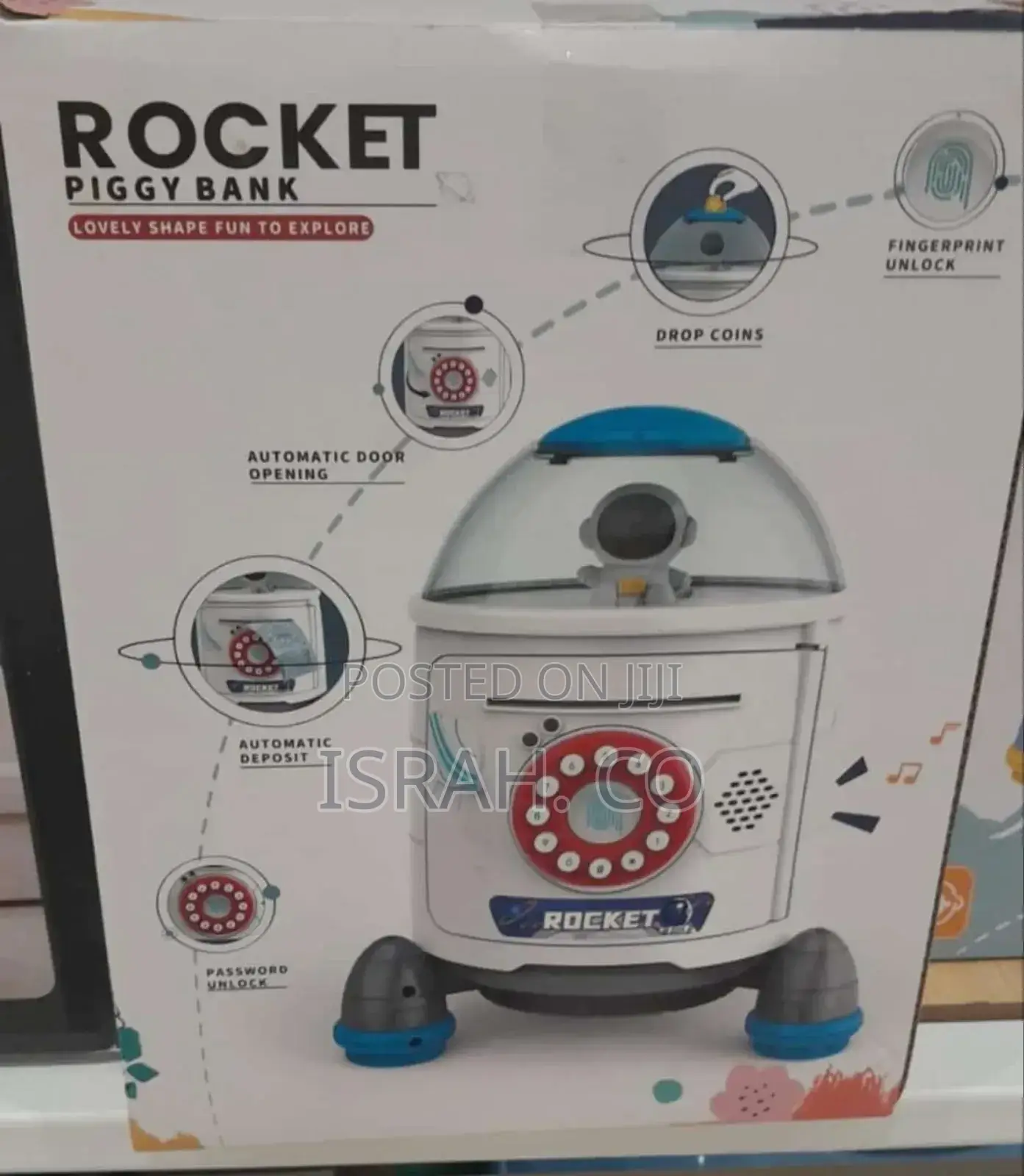 Rocket Piggy Bank