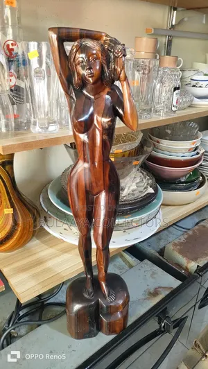 Japanese Wood Curving, Beautiful Lady