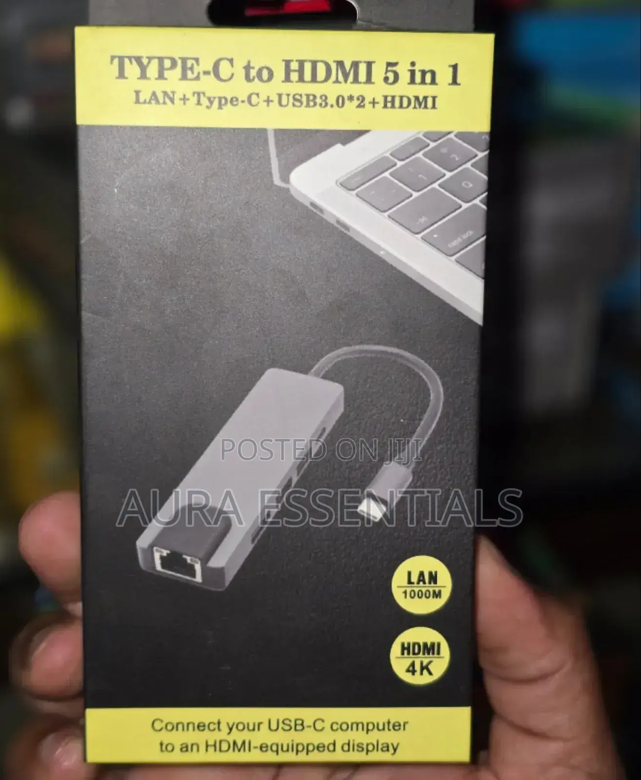 5 in 1 Lan Ethernet HDTV Customized Type C.