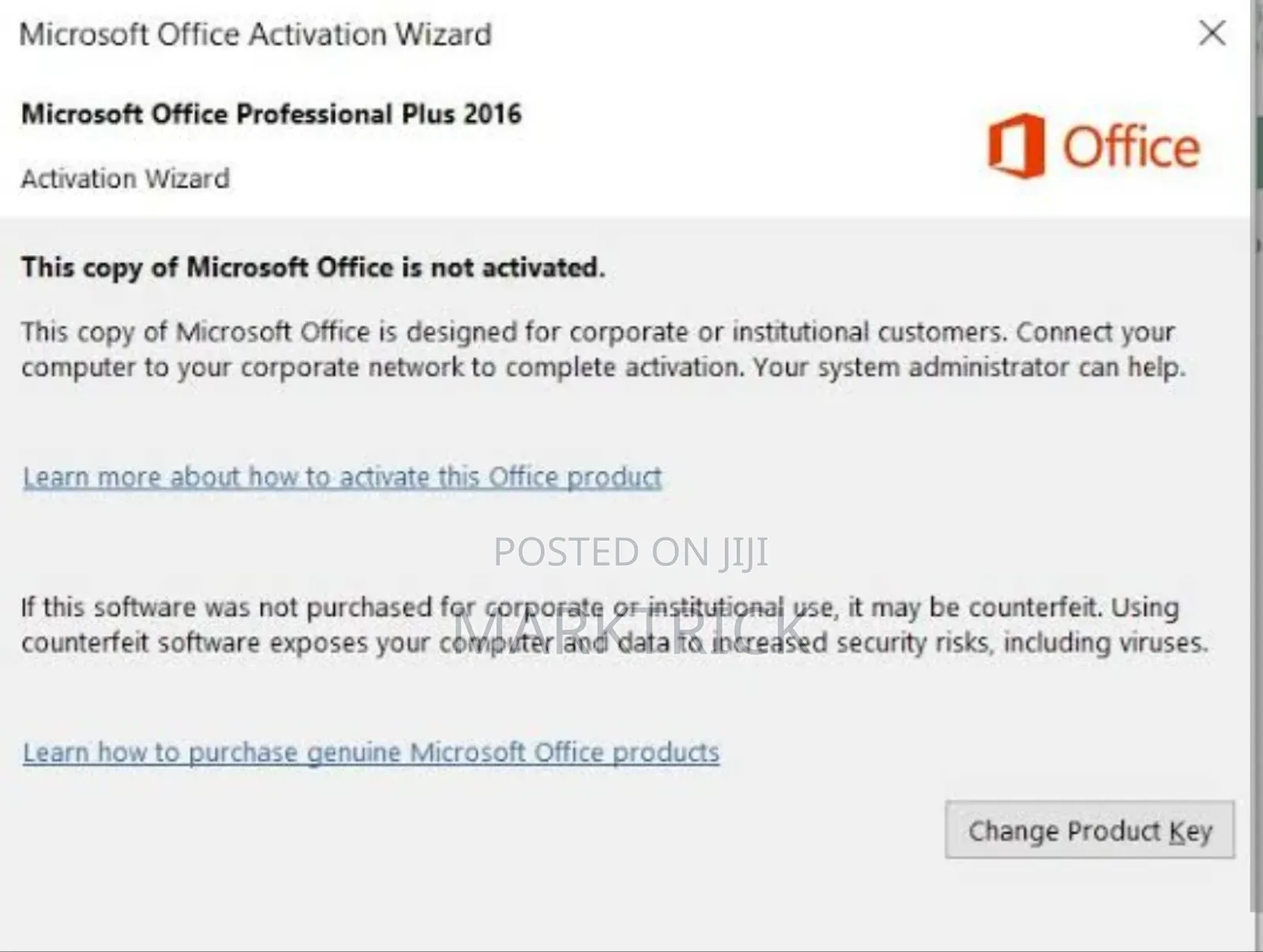 Activate Microsoft Office