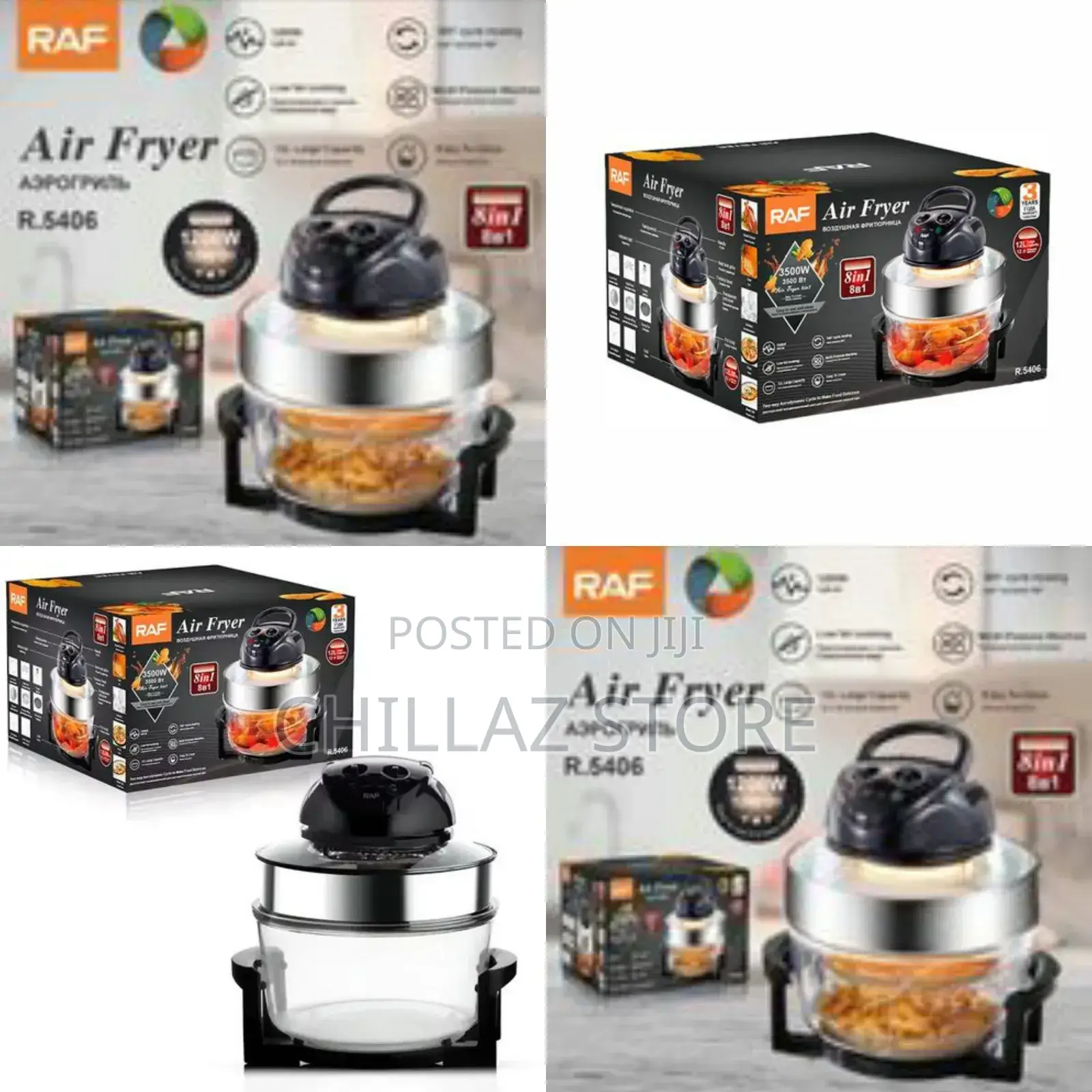 8 in 1 RAF Electric Air Fryer.
