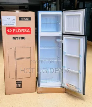 FLORSA 168 Litres Double Door Fridge (3YRS WRTY) - Grey